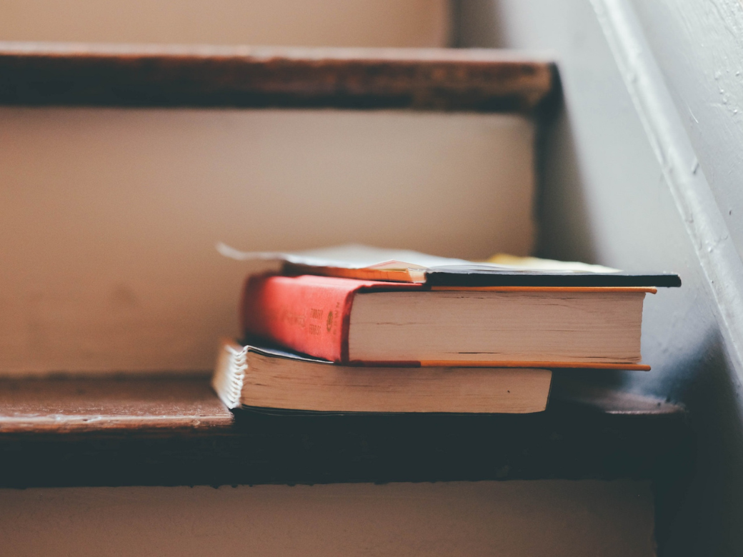 Stairs-and-Books